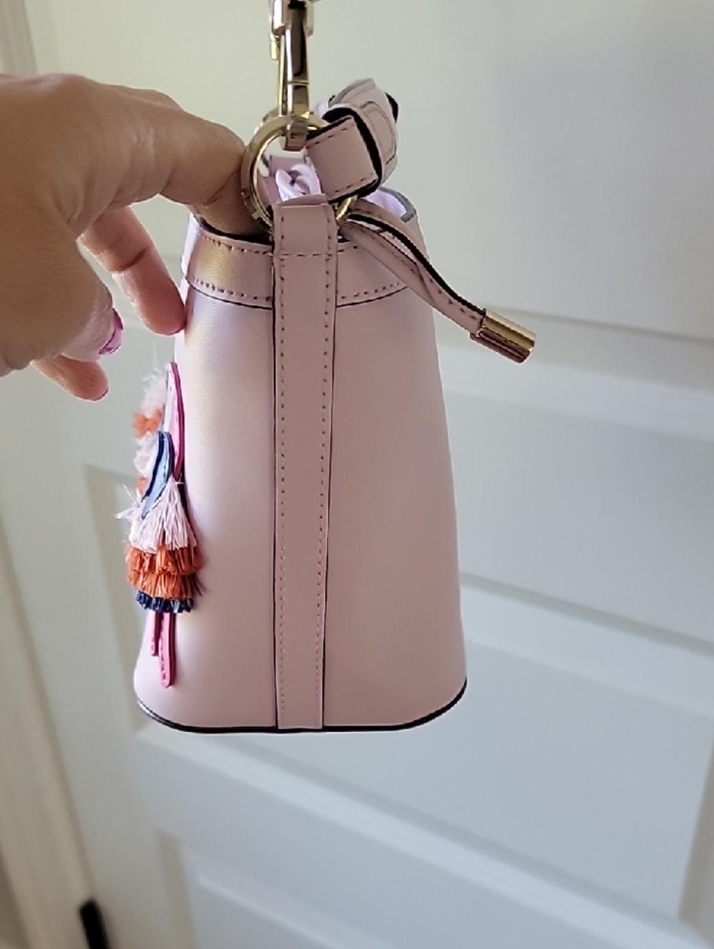 kate spade Pippa Flock Party Small Bucket Bag With 3 Parrot Applique - Picture 10 of 16